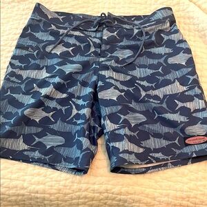 Vineyard Vines Blue Shark Board Shorts